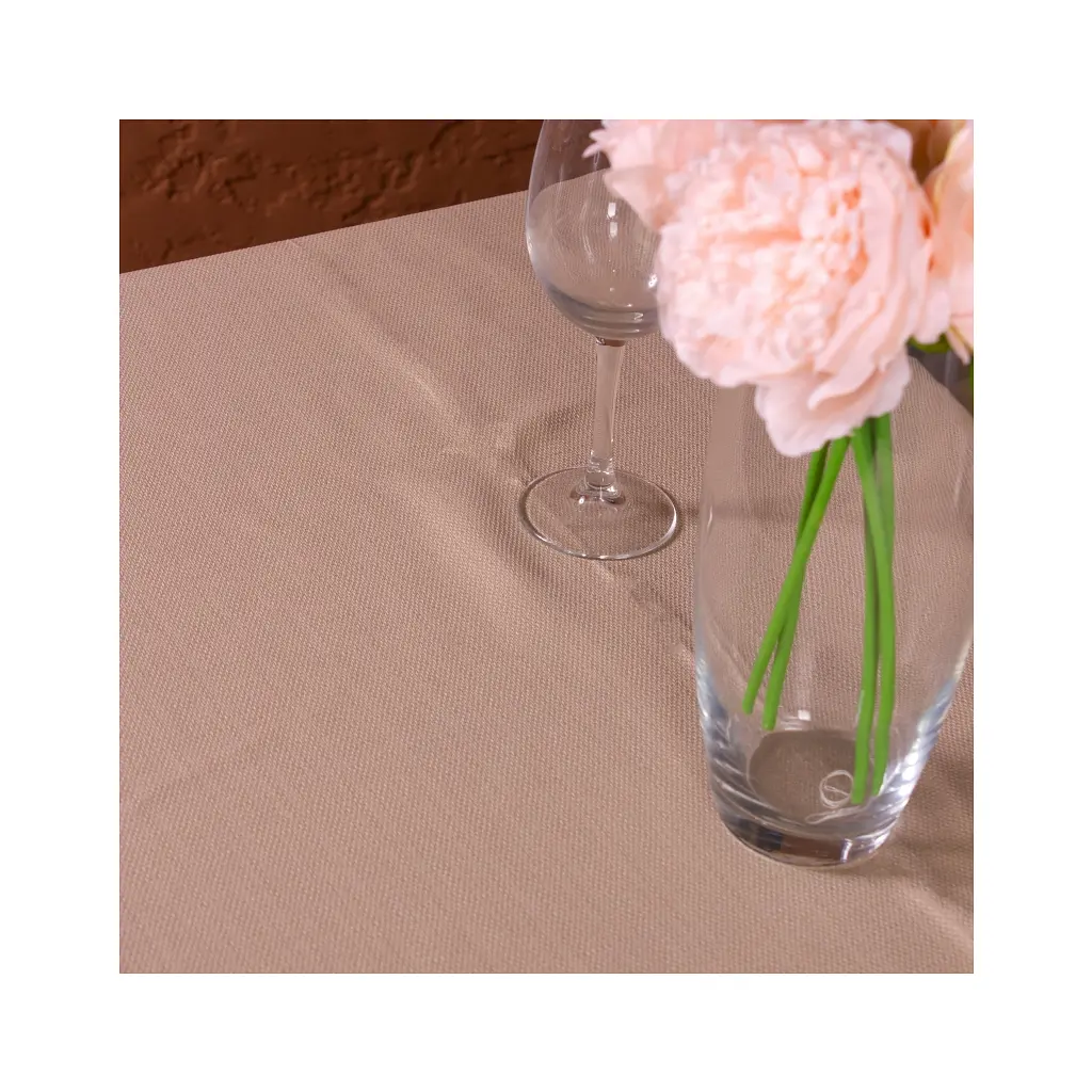 Скатертина MirSon Бавовна №002 Beige Strong 130x220 см (2200006737612) - фото 3