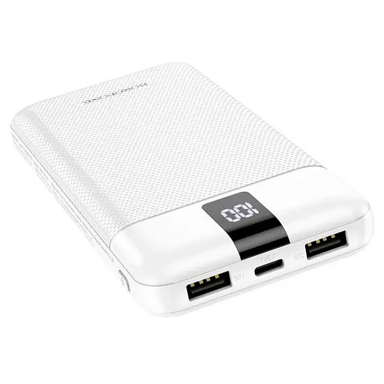 Портативный аккумулятор Borofone bj20 10000mAh c экраном и кабелями - фото 2