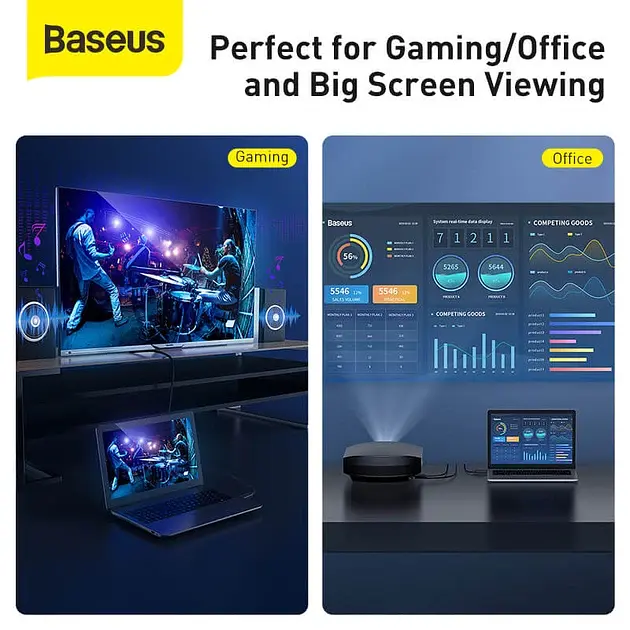 Кабель Baseus High Definition Series HDMI To HDMI Adapter Cable 5m CAKGQ-D01 Black - фото 5