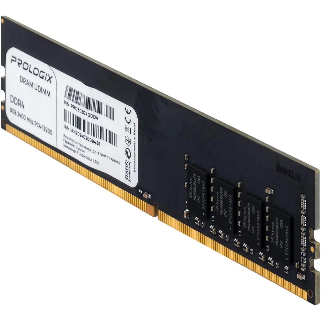 Модуль пам'яті ProLogix DDR4 8GB 2400MHz (PRO8GB2400D4) - фото 3