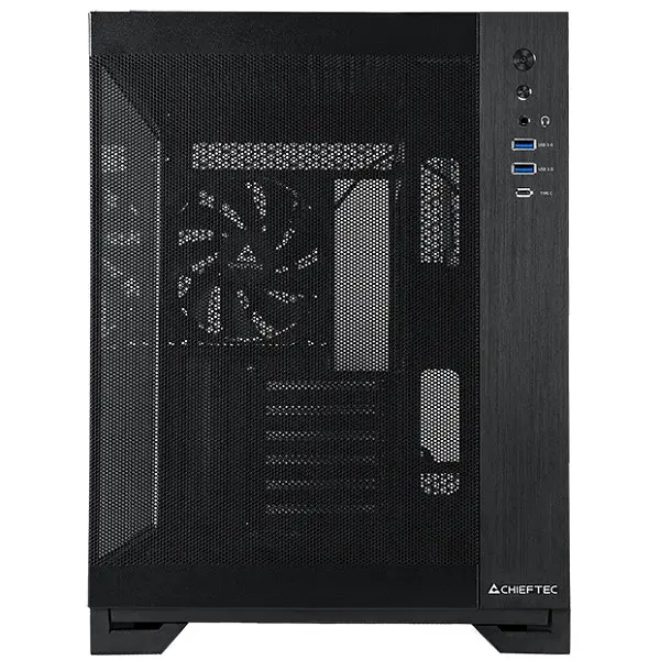 Корпус Chieftec VISIO AIR GM-30B-M-OP ATX, без Блок живлення, Чорний - фото 2