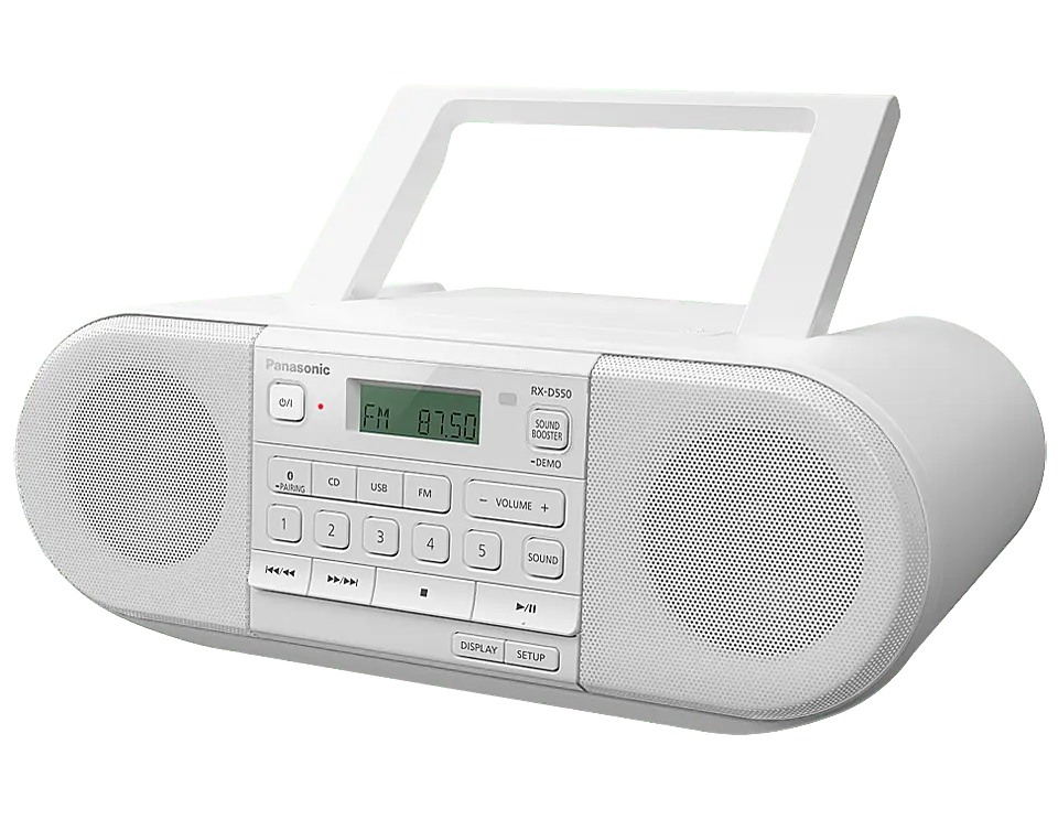 Магнітола Panasonic RX-D550GS-W білий - фото 2