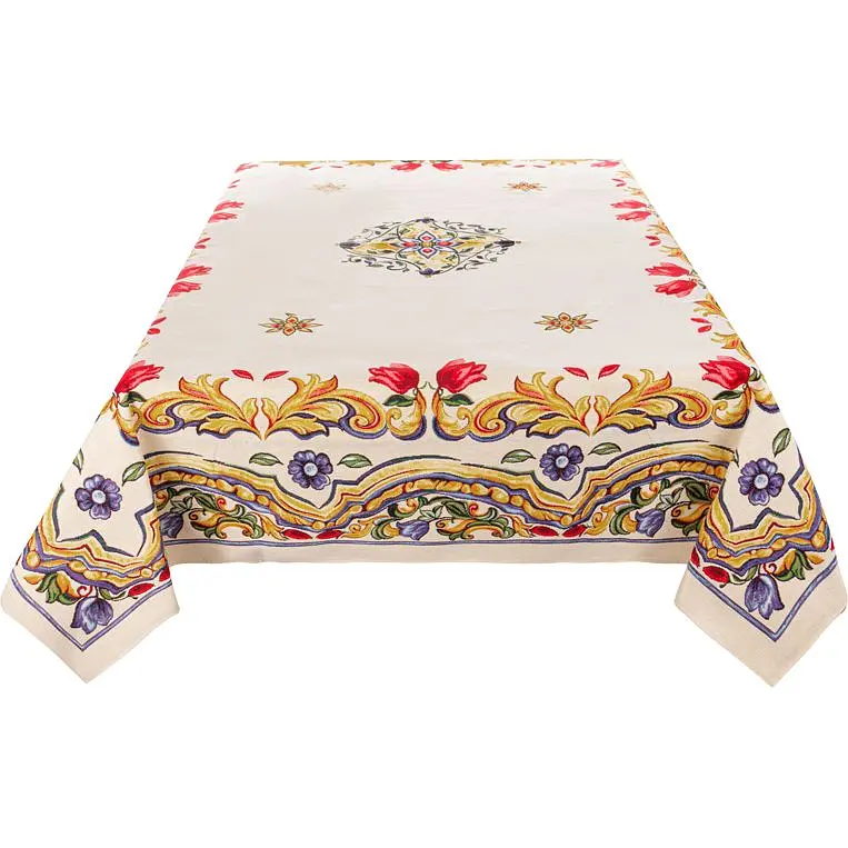 Скатертина Lefard Home Textile Azulejos гобеленова 140х180 см (732-320) - фото 2