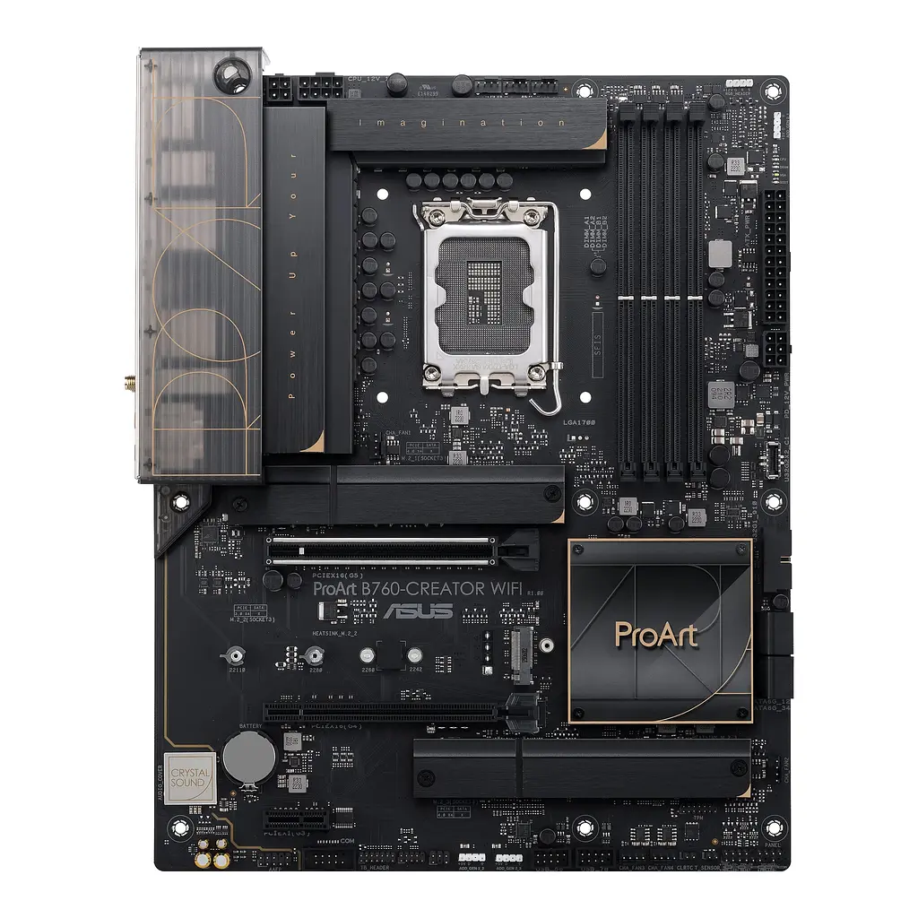 ASUS Материнська плата PROART B760-CREATOR WIFI s1700 B760 4xDDR5 M.2 HDMI DP Wi-Fi BT ATX
