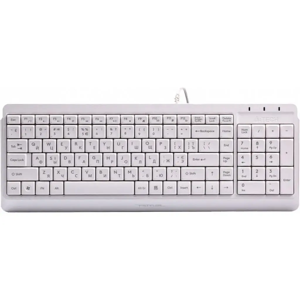 Клавіатура A4Tech FK15 White (4711421956888)