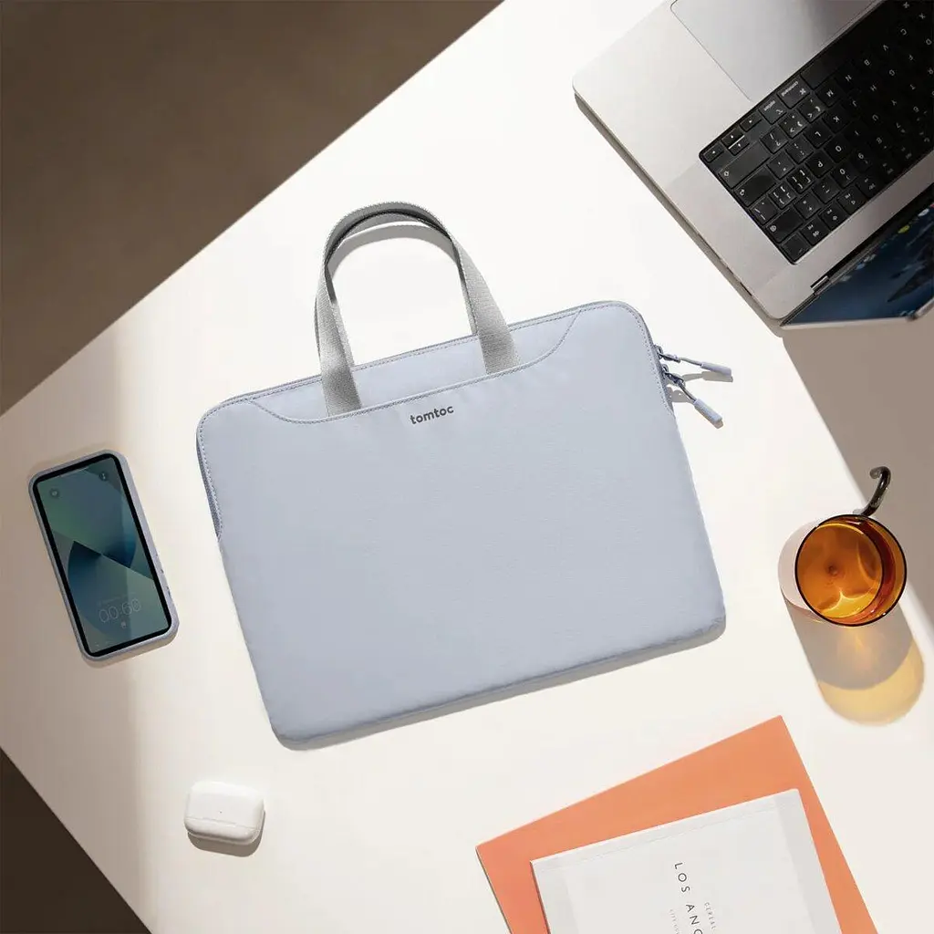 Сумка для ноутбука Tomtoc TheHer-A21 Laptop Handbag Blue 13.5 Inch A21D3B1 - фото 7