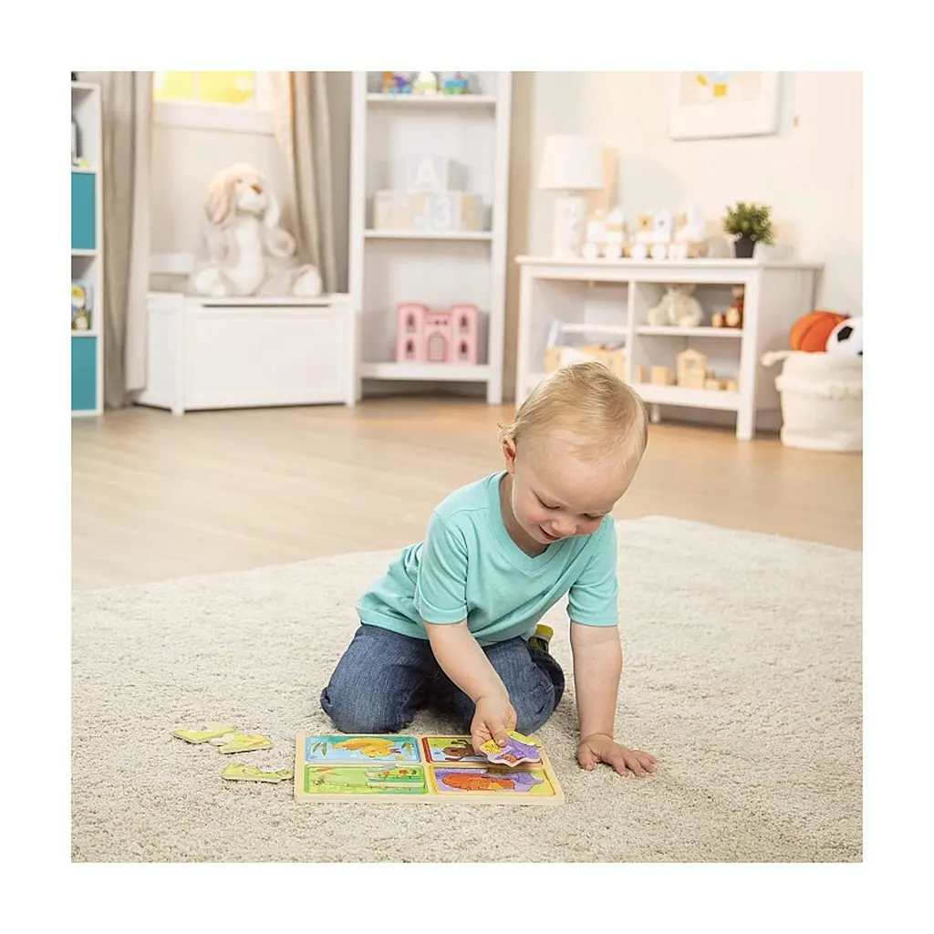 Пазл Melissa&Doug дерев'яні у футлярі "Грайливі друзі" (MD31364) - фото 5