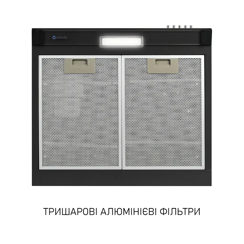 Витяжка плоска Minola HPL 522 BL - фото 6