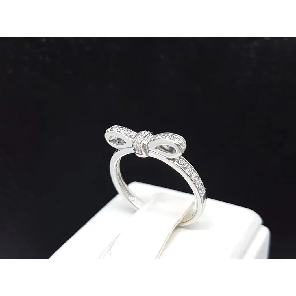 Срібне кільце Харківська ювелірна фабрика з фіанітами. 500055-Р 16 - фото 2