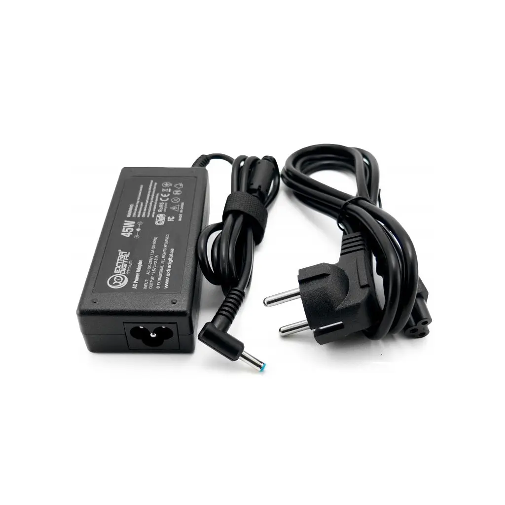 Блок живлення до ноутбуку Extradigital HP 19.5V, 2.31A, 45W (4.5x3.0) (PSH3862) - фото 2