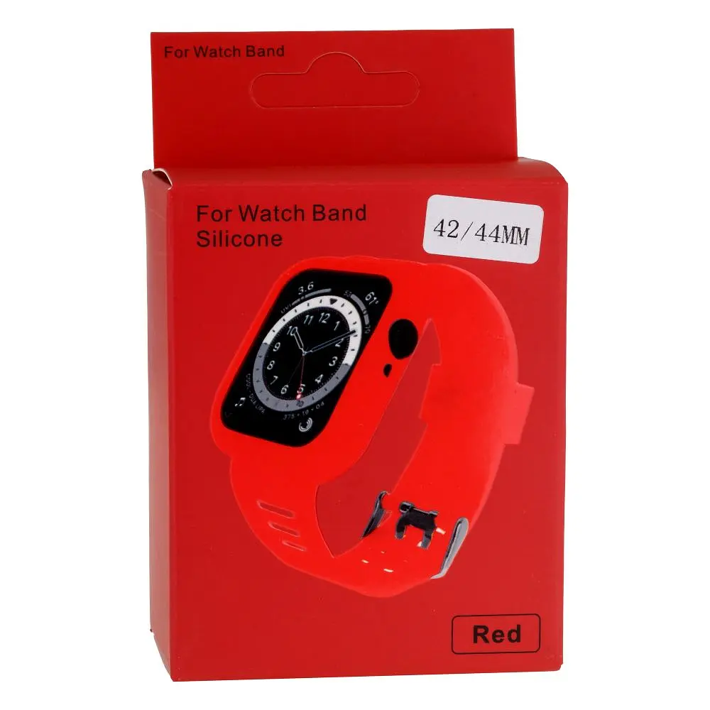 Ремінець силіконовий футляр Anchor Watch Band Apple Watch 42-44 мм Red - фото 2