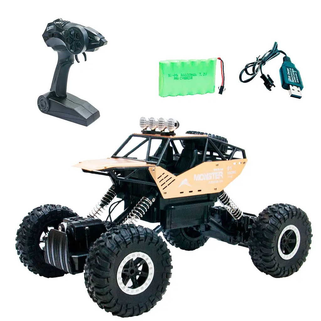 Машинка на радіокеруванні Sulong Toys Off-Road Crawler Force 1:14 золотий (SL-122RHG) - фото 7