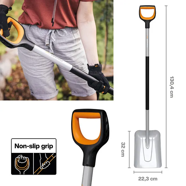 Лопата совкова Fiskars Xact (1066731) - фото 13