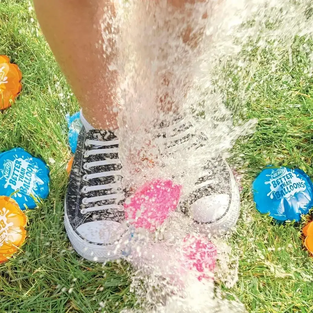 Капсули водяні Hasbro Nerf Better Than Balloons 36 шт водяні кулі для літніх ігор (SKU-316) - фото 6