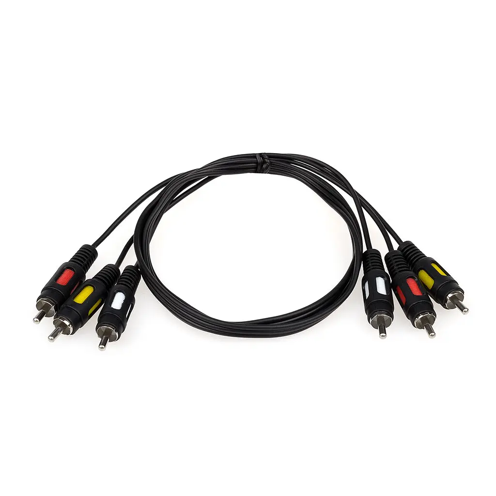 Кабель мультимедійний 3xRCA to 3xRCA 7.5m Atcom (13275)