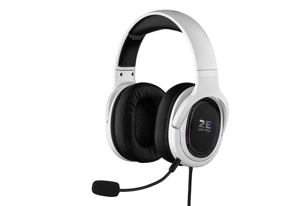 Ігрова гарнітура з мікрофоном 2E Gaming HG330 White 7.1, USB-A, RGB, 2 м