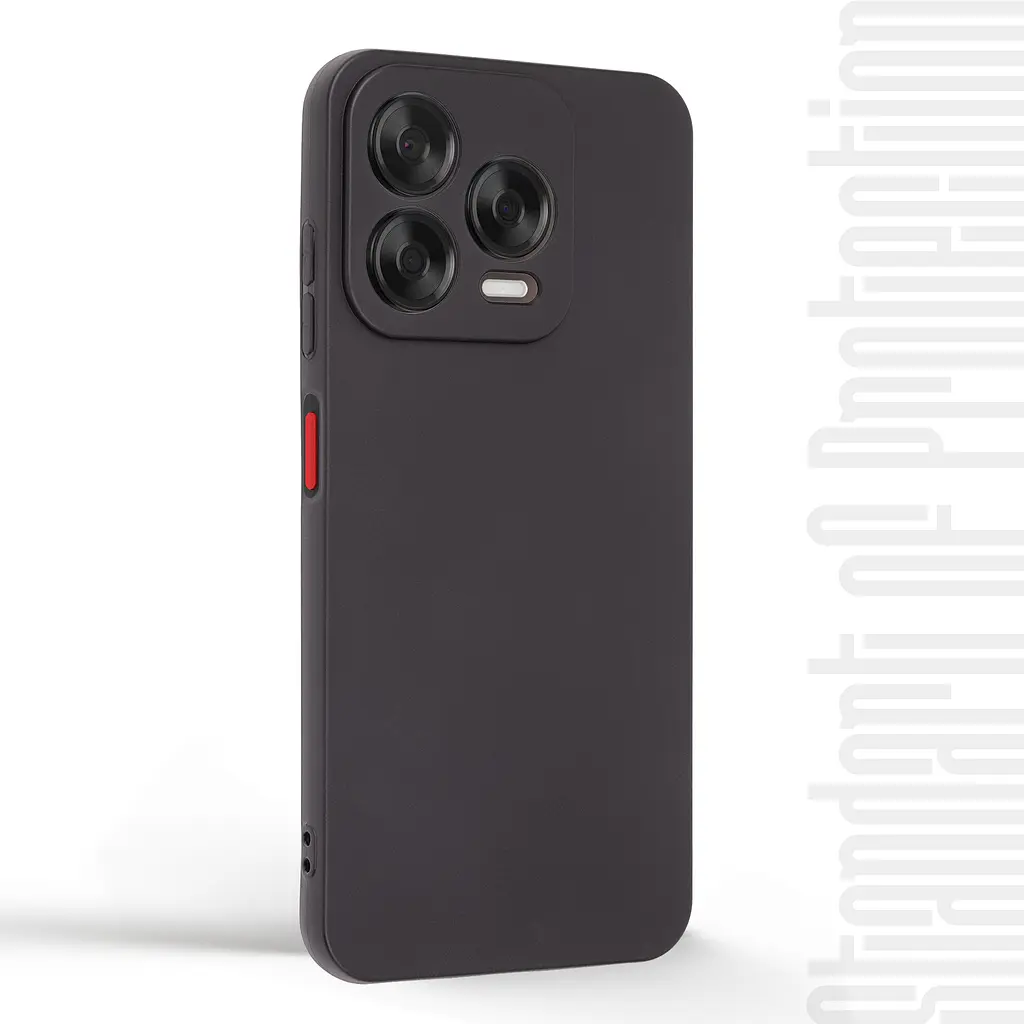 Чехол-накладка для смартфона ZTE Nubia V70 Design 4G/V70 Vita 4G противоударный, силиконовый, термополиуретановый (ТПУ), с защитой камеры и корпуса, черный, защита всего корпуса, ArmorStandart (ARM82995) - фото 2