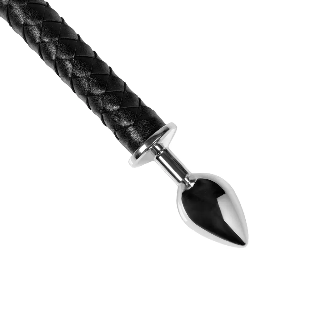Анальна пробка Ouch! Anal Plug Devil's Tail, 105 см (чорний) - фото 4