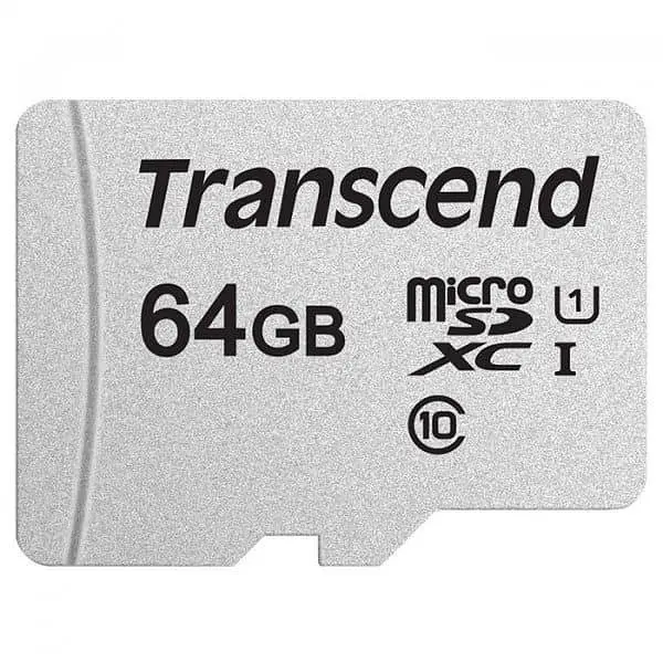 Карта пам'яті Transcend MicroSDXC 64GB UHS-I Class 10 300S + SD-adapter (TS64GUSD300S-A) - фото 2