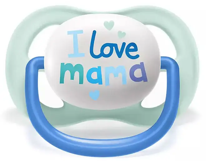 Пустушка Philips Avent Ultra Air I love для хлопчика, 0-6 міс, 2 шт. (SCF080/01) - фото 2