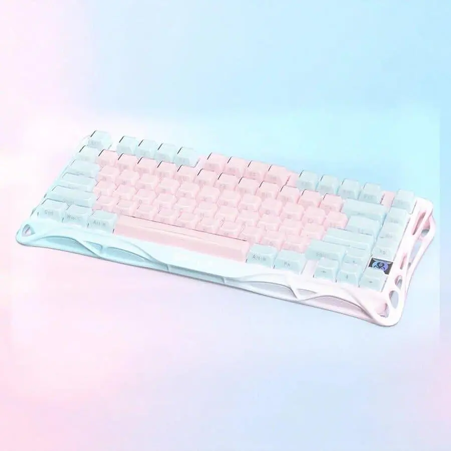 Клавиатура GravaStar Mercury K1 Lite 80keys BSUN Grey BT/WL/USB Lumen Rose (GSK1LITE_PM_PNK) - фото 3