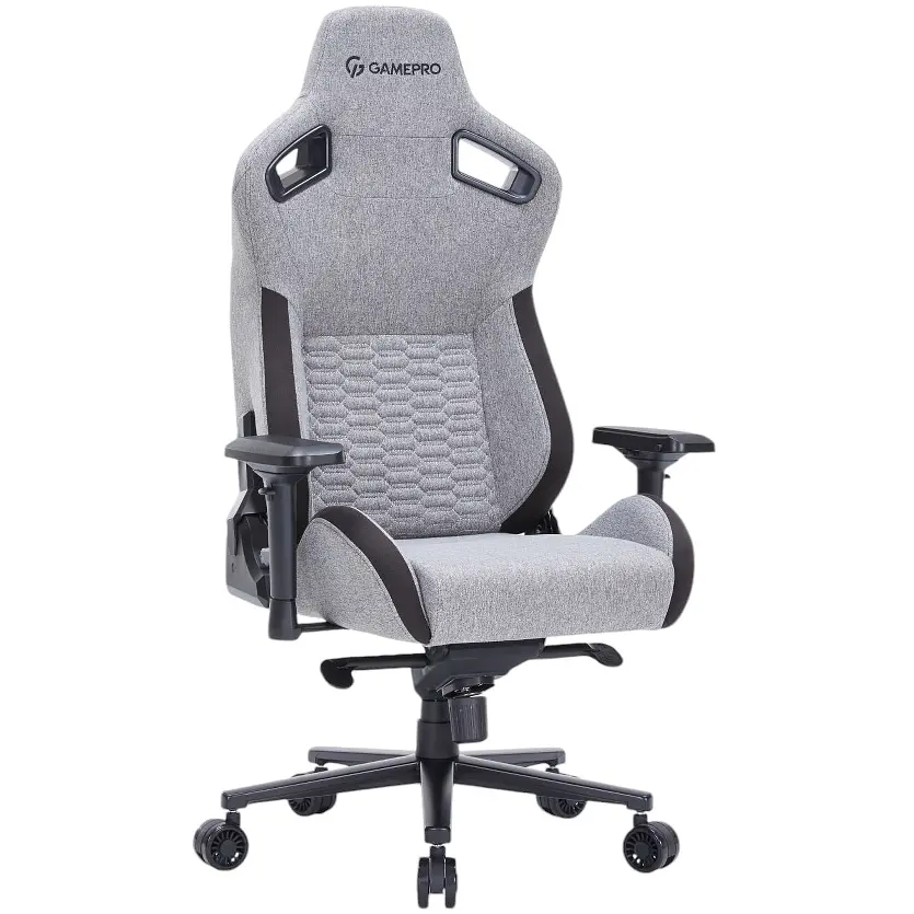 Ігрове крісло GamePro Size XL Fabric Dark Grey (GC900DG) - фото 6
