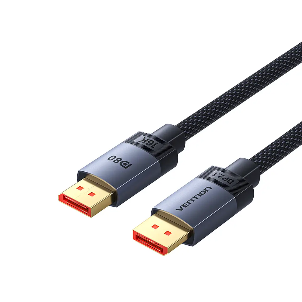 Кабель DisplayPort Vention HGCHI 2.1 16K 60 Гц 3 м сірий (HGCHI)