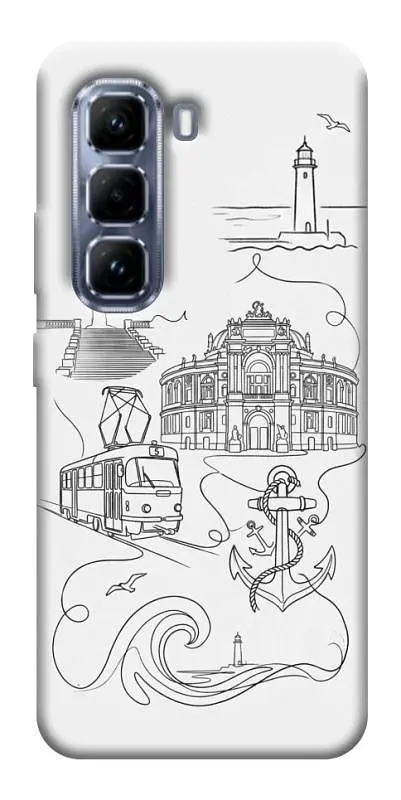 TPU чохол Demsky Odesa spirit для Infinix Hot 50 Pro