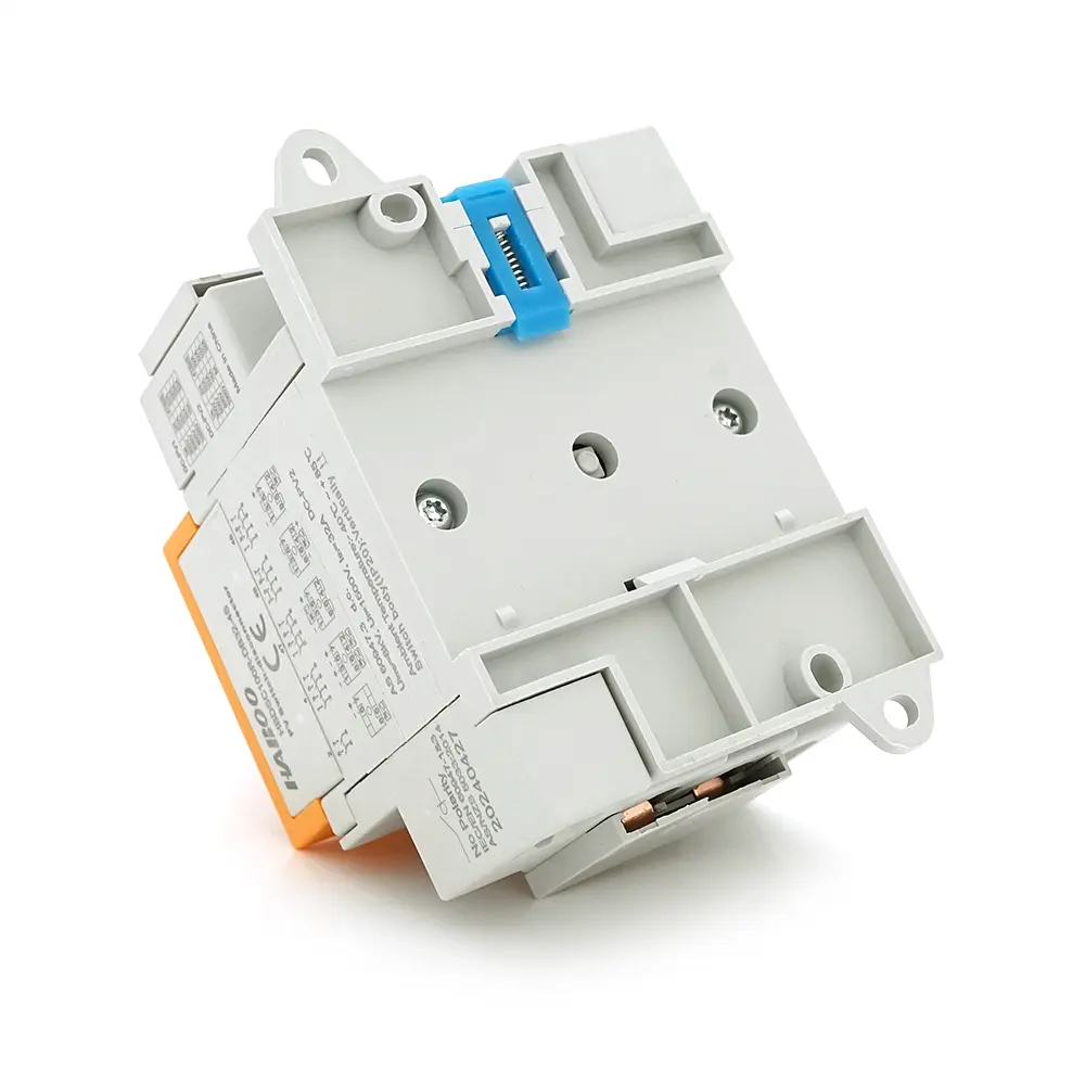 Поворотний вимикач з фіксатором, YRO YRDS1DB/N32/4, під DIN рейку, 1000V, 32A, 4P, Grey/Orange - фото 4