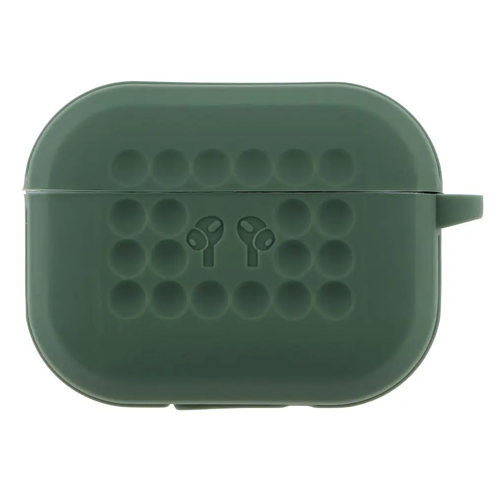 Футляр із карабіном Fashion Silicone Case Airpods Pro Dark Green (35265_3345621)