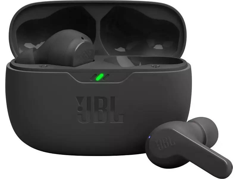Навушники TWS (повністю бездротові) JBL Wave Beam Black (WBEAMBLK)