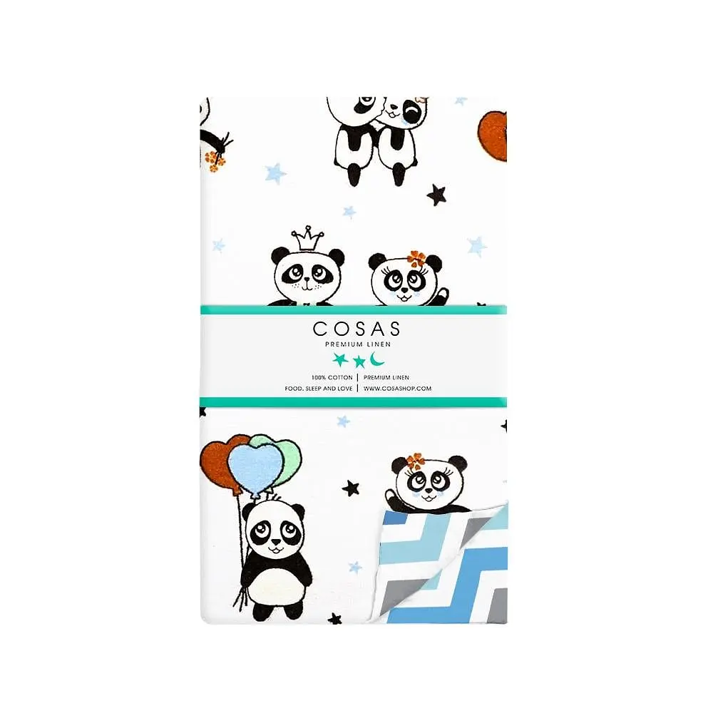 Дитяча постільна білизна в ліжечко LOVE PANDA COSAS (4822052035931) - фото 4