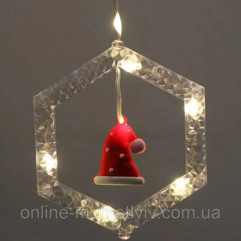 Гірлянда-штора Зірки-грані XPRO 3x3м 300LED (234576472_279) - фото 4