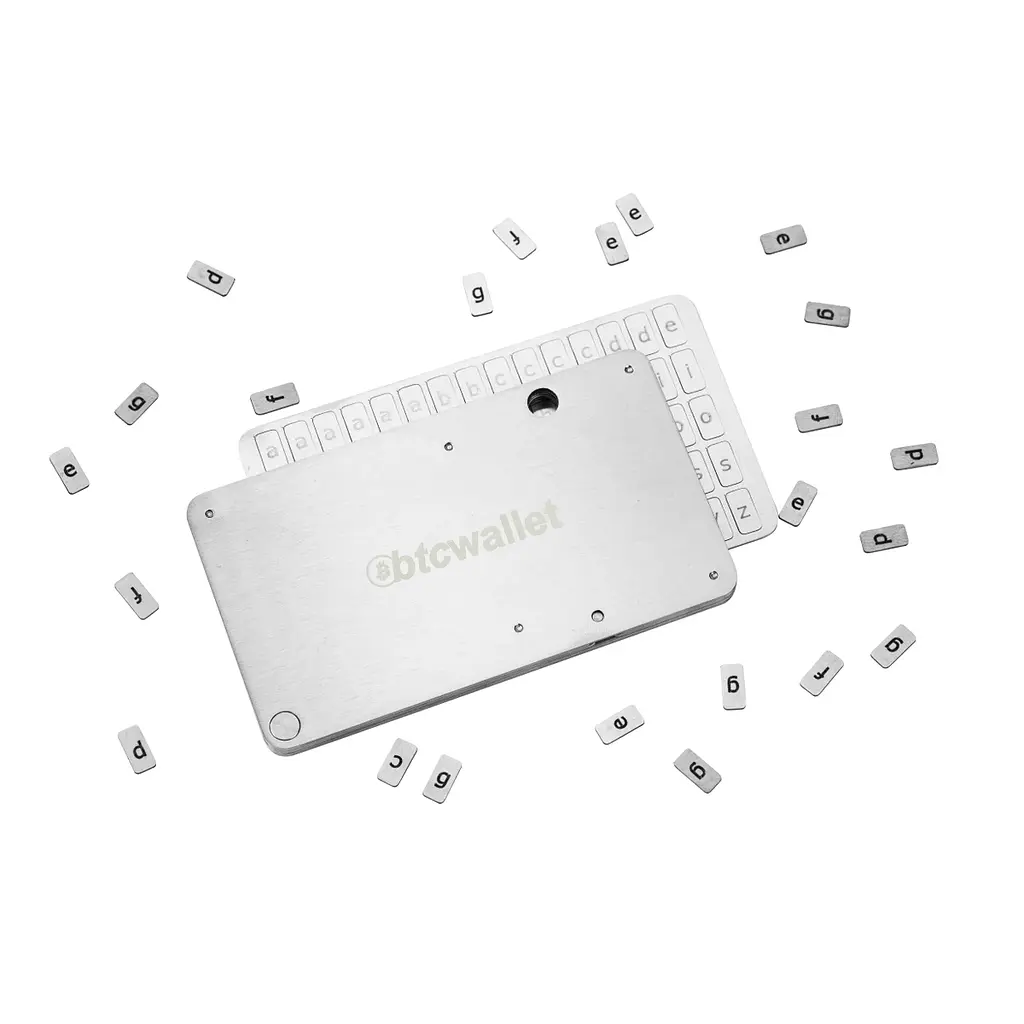Мнемонічний планшет Btcwallet FoldTab S1 для зберігання сід-фрази - фото 2