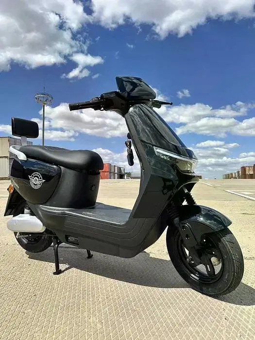 Электроскутер Двухместный Crosser CR14 (1000W, 72V/24Ah) Черный - фото 5