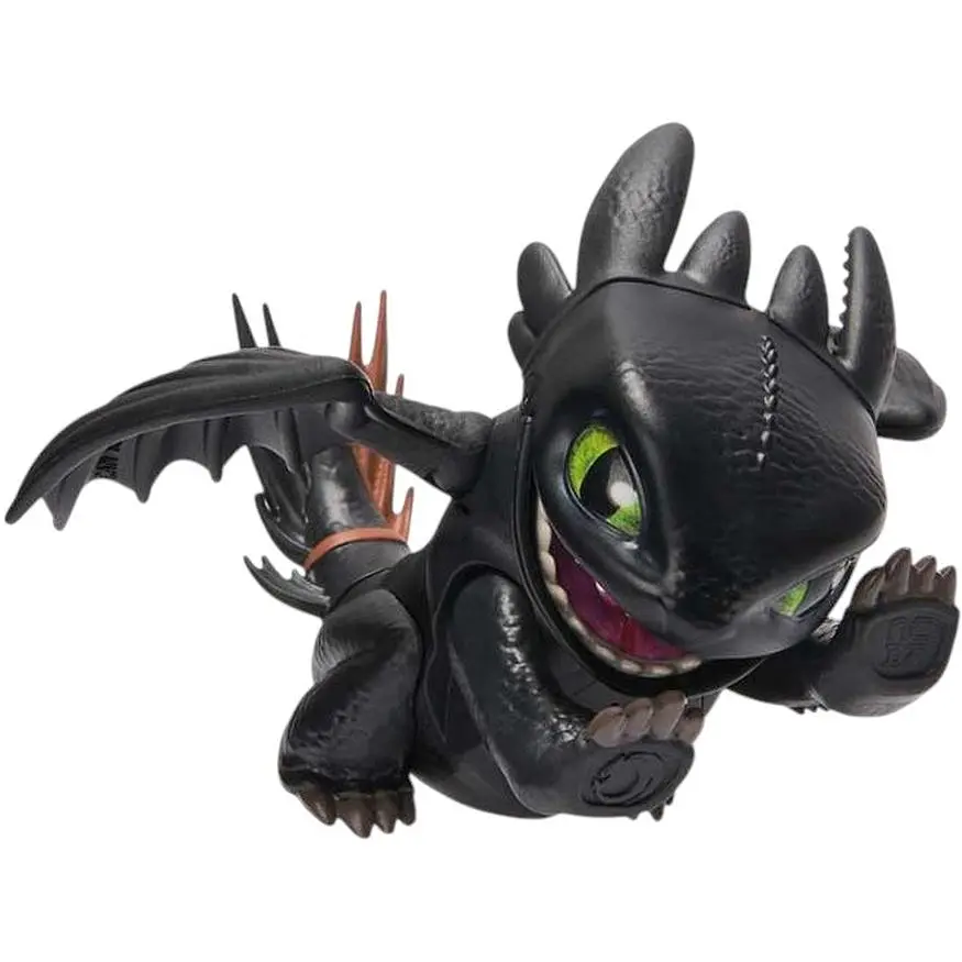 Интерактивный дракон Dragons Как приручить дракона Беззубик 10 см черный (SM66676/6074239) - фото 6