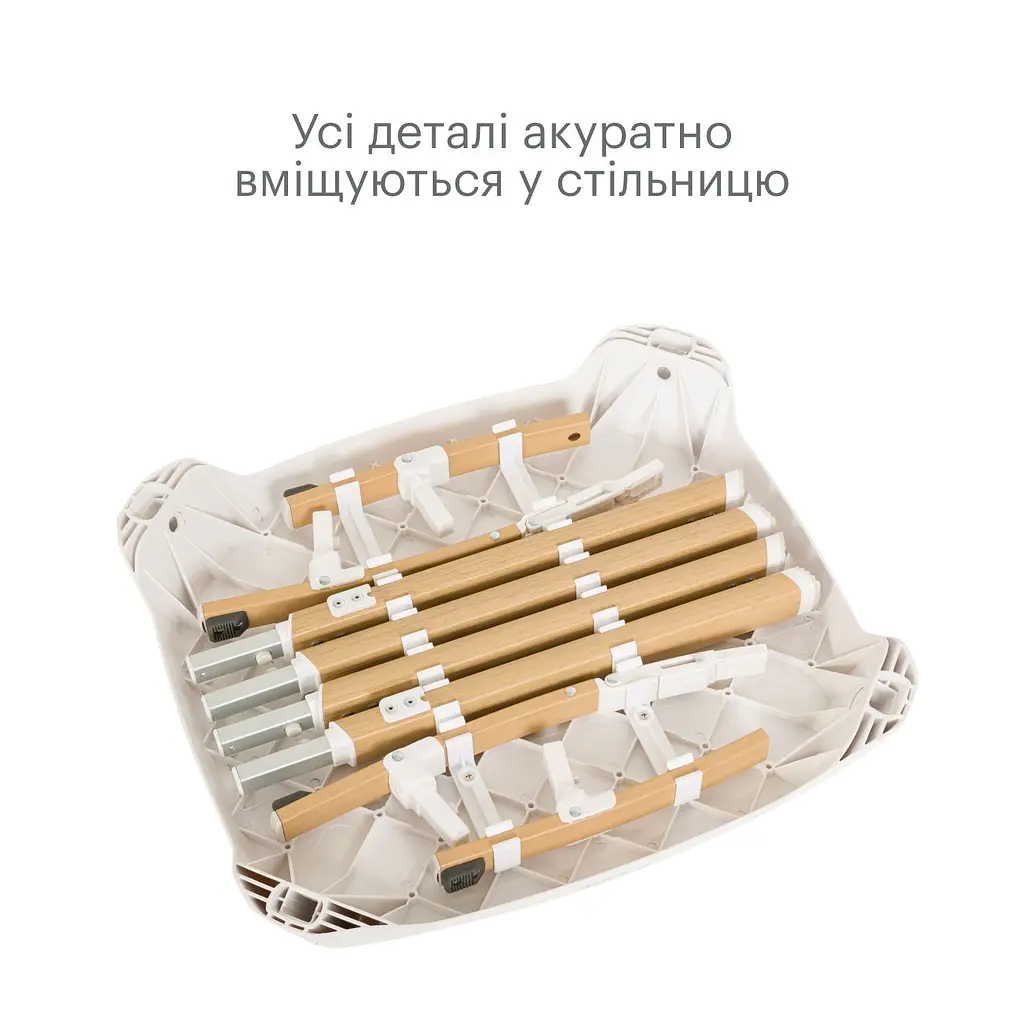 Стільчик для годування Tutti Bambini Nova, білий (611010/3511) - фото 11