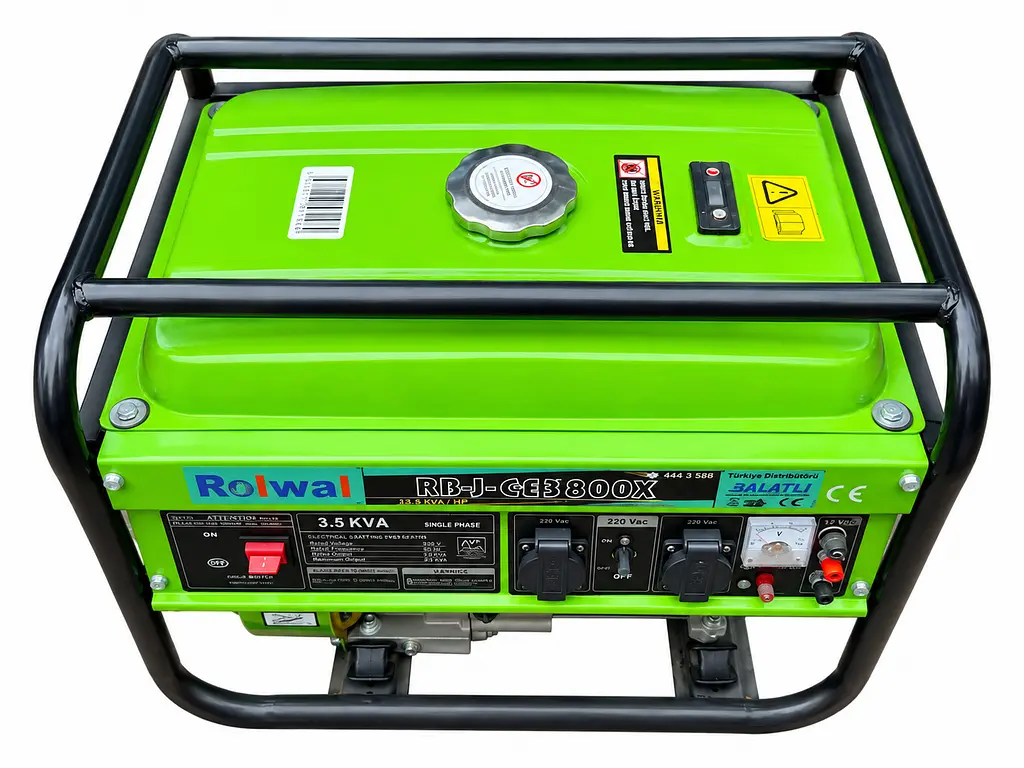 Бензиновий Генератор Rolwal RB-J-C3800X (3 - 3.5 кВт) + AVR - фото 2