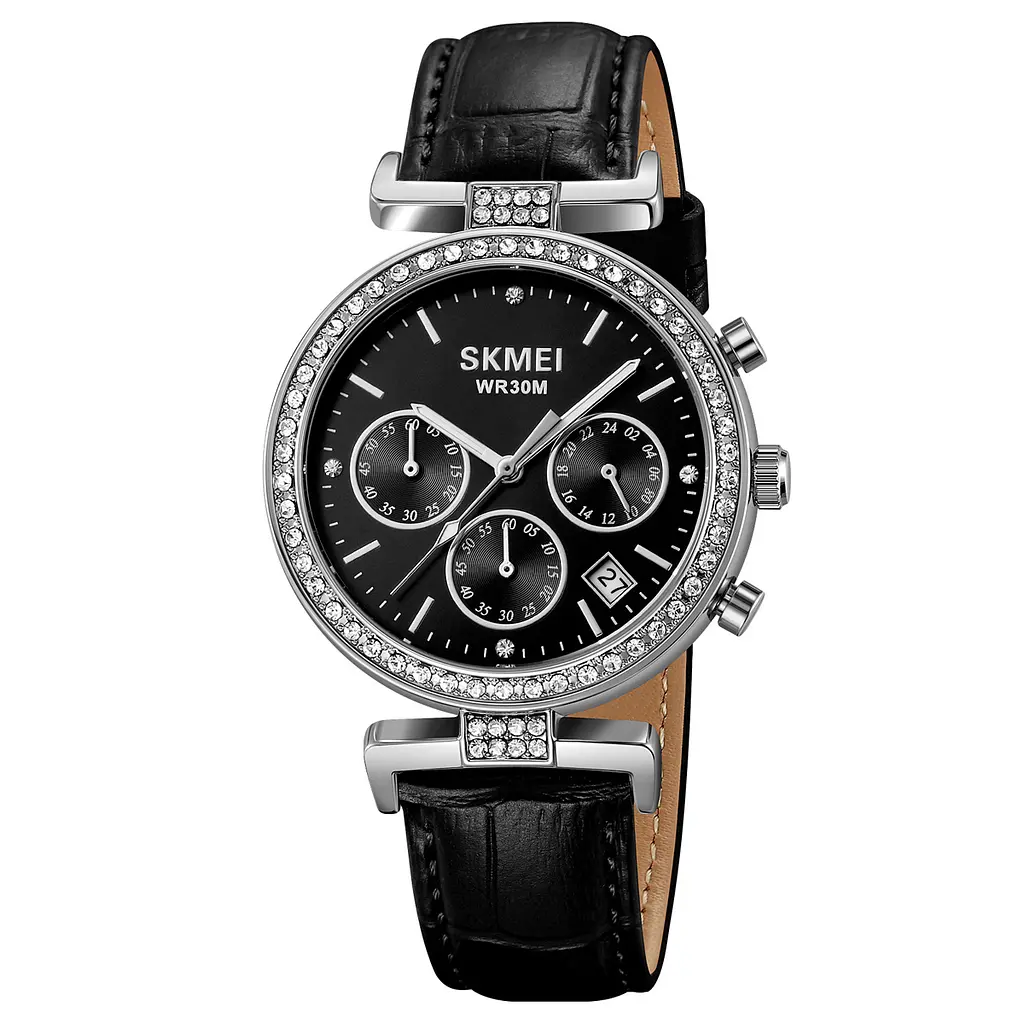 Жіночий наручний годинник 2089SIBK Silver-Black Skmei acs0030307