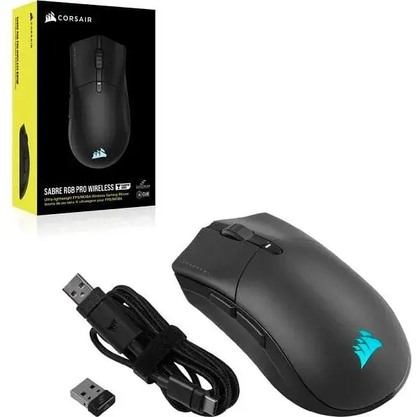 Мышь Corsair Sabre RGB Pro Wireless Champion Series [CH-9313211-EU] [91589] - фото 6