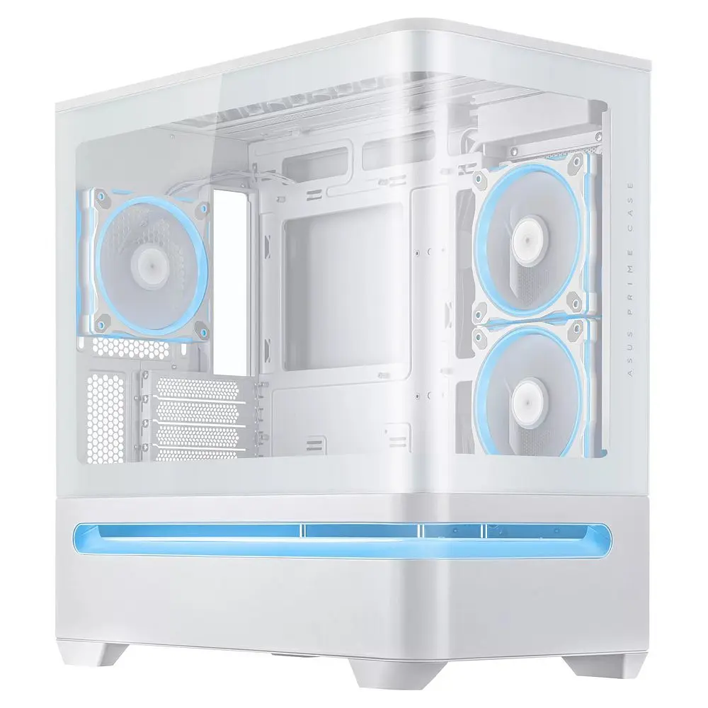 Корпус Asus Prime AP202 ARGB Tempered Glass без БЖ (90DC00P3-B19000) White - фото 2