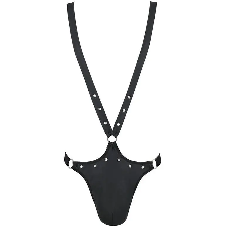 Мужское боди Passion 028 Body Harry black L/XL - фото 3