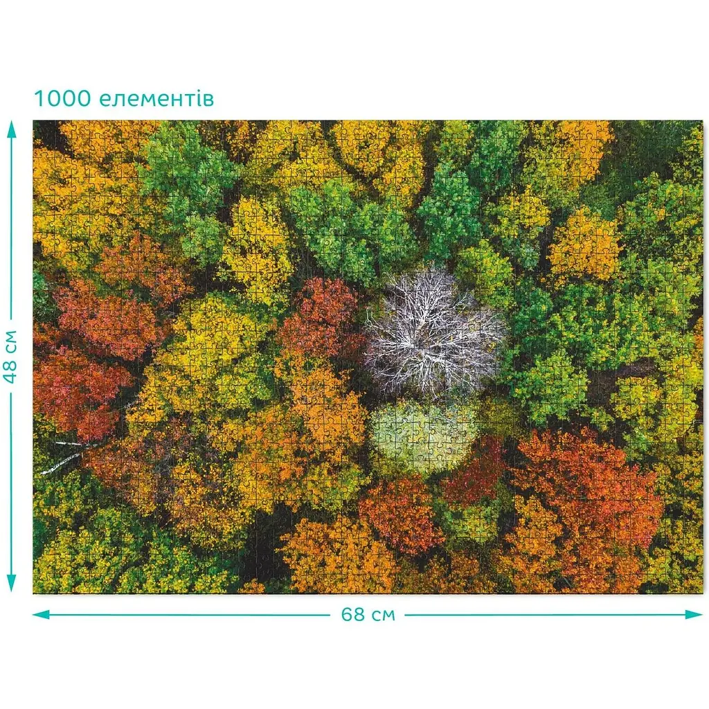 Пазл DoDo Село Дземброня, Украина, 1000 элементов (301178) - фото 2