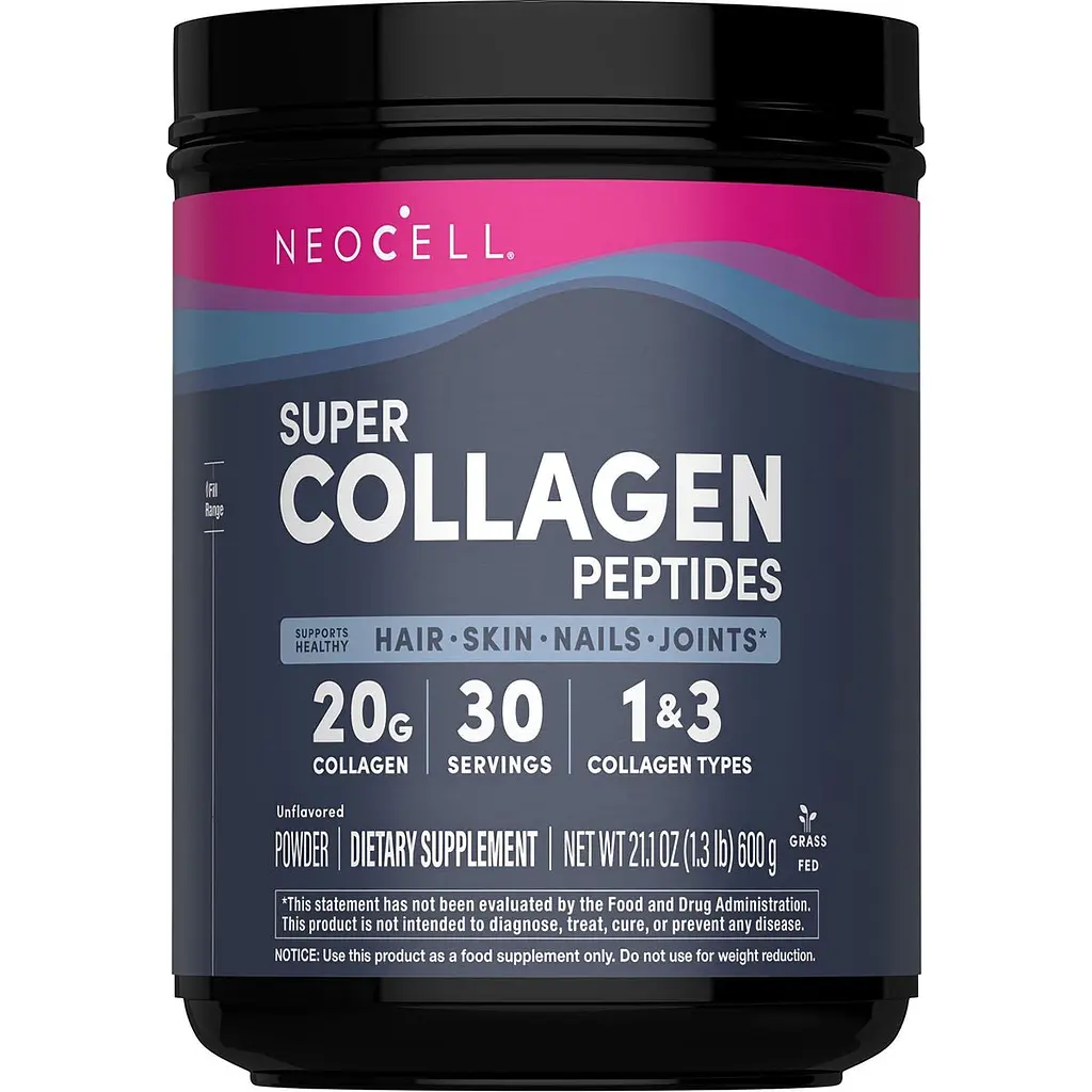 Колагенові пептиди типів I та III Neocell Grassfed Collagen Peptides 600 г