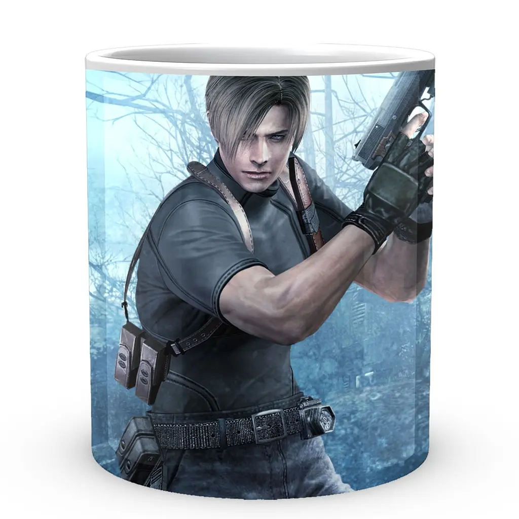 Кухоль GeekLand Resident Evil Оселя Зла Леон RE 002.06 330 мл білий - фото 2