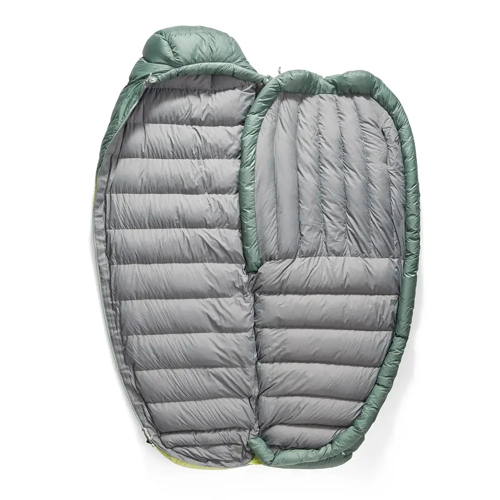 Спальный мешок женский Sea to Summit Ascent Women's -9C/15F Regular 170 R Зеленый-Желтый - фото 5