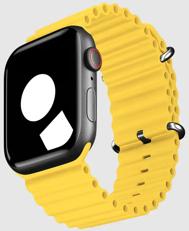 Ремінець Ocean Band для Apple Watch 42/44/45/49mm Yellow [76037] - фото 2