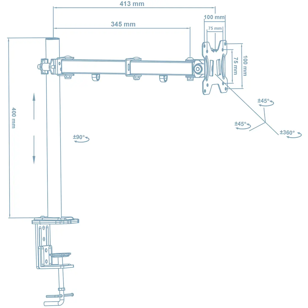 Кронштейн Walfix DM-300B - фото 2