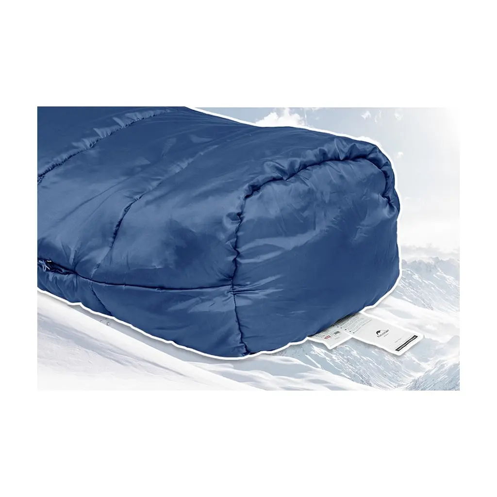Спальний мішок Naturehike з капюшоном MJ600 CNK2300SD014, темно-блакитний (6976507663977) - фото 3