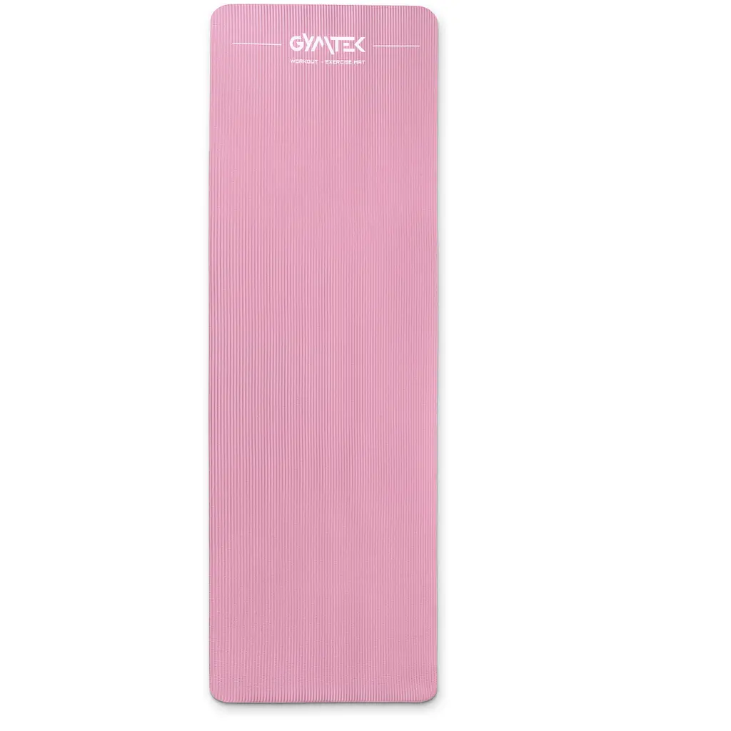 Килимок (мат) для йоги та фітнесу Gymtek NBR 1,5см рожевий - фото 5